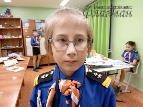 Занятиях в детском клубе «Флагман»